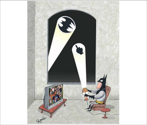 Hahaha Batman and Sachin