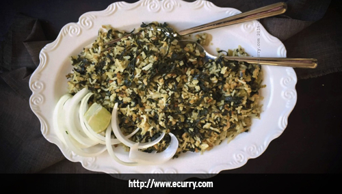 Stir Fried Rice With Kale