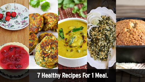 7 healthy recipes for 1 meal - Recipes collective