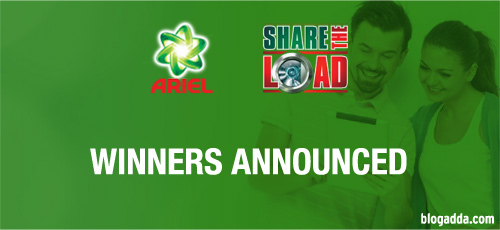 Winner Announcement: Ariel #ShareTheLoad activity