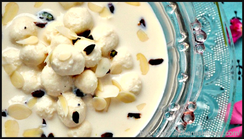 "Angoori Rasmalai Recipe by Sayantani"