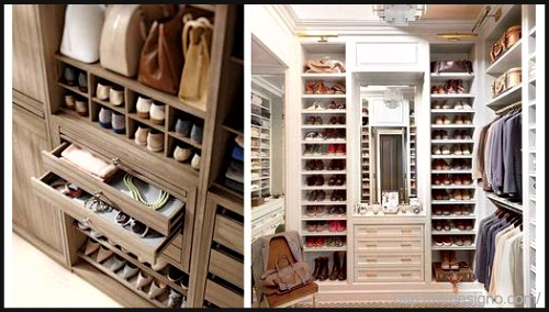 A walk-in-wardrobe by H2Designo