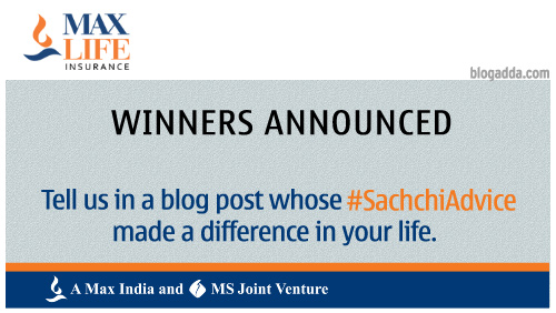 Winner Announcement: #SachchiAdvice activity