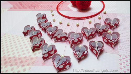 Paper Hearts Wall Hanging By Angela Jose - BlogAdda Collective