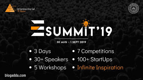 E-Summit 2019 - Entrepreneurship Cell, IIT Kanpur 